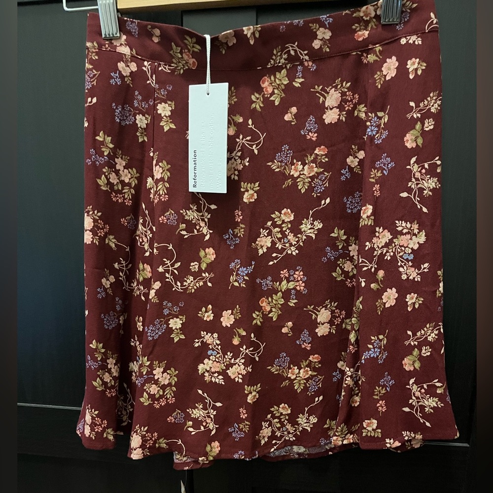 Reformation Flounce Skirt. New with tags. Size 2